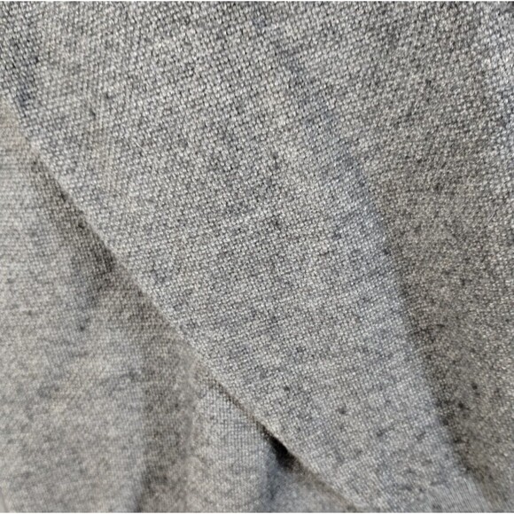Merino Wool Blend Sweater Men's 3XL Grey Long Sleeve Quarter Zip Grandpa Preppy - Picture 10 of 11